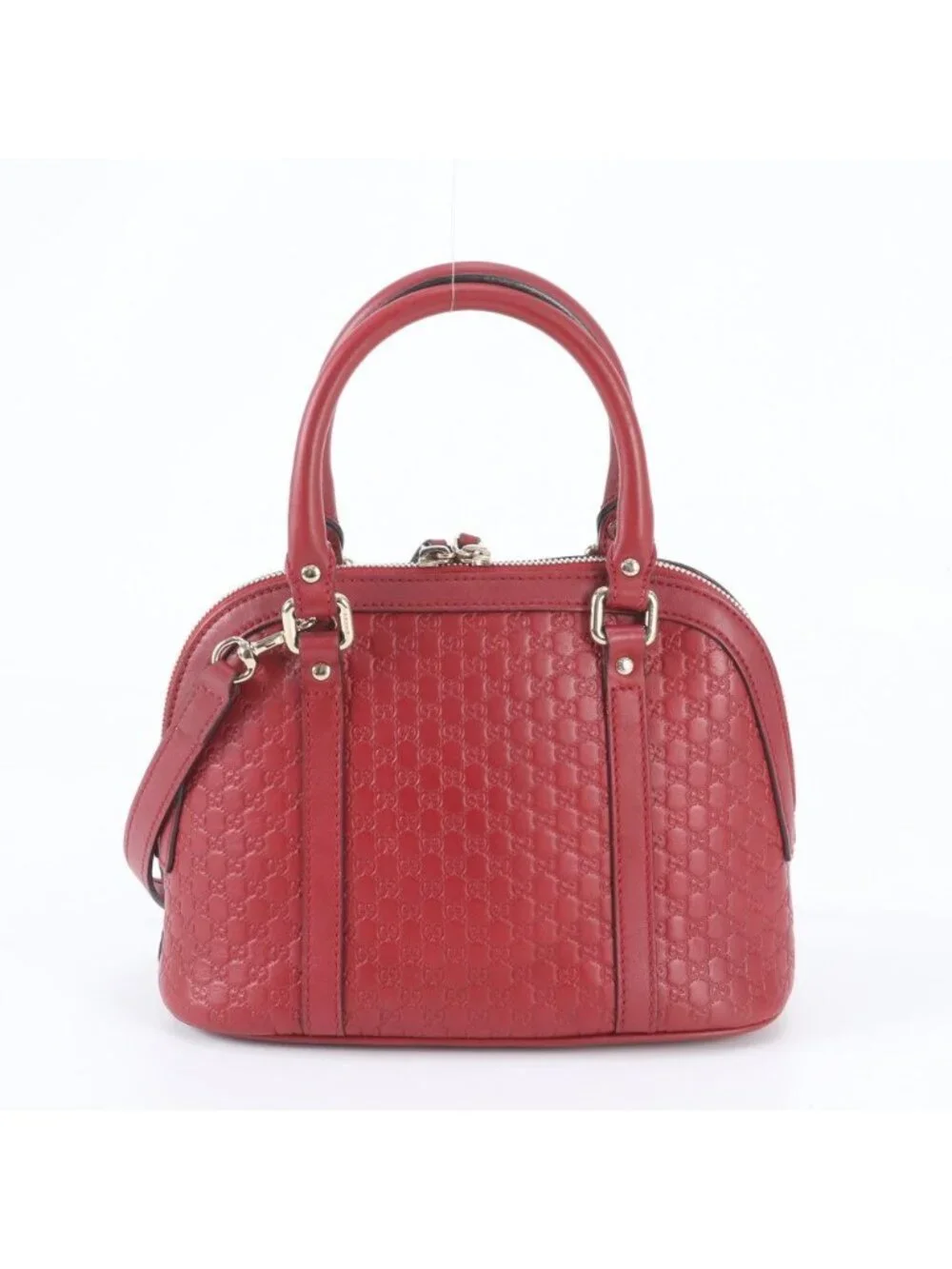 Gucci Micro Guccissima Leather 2-Way Handbag Crossbody Shoulder